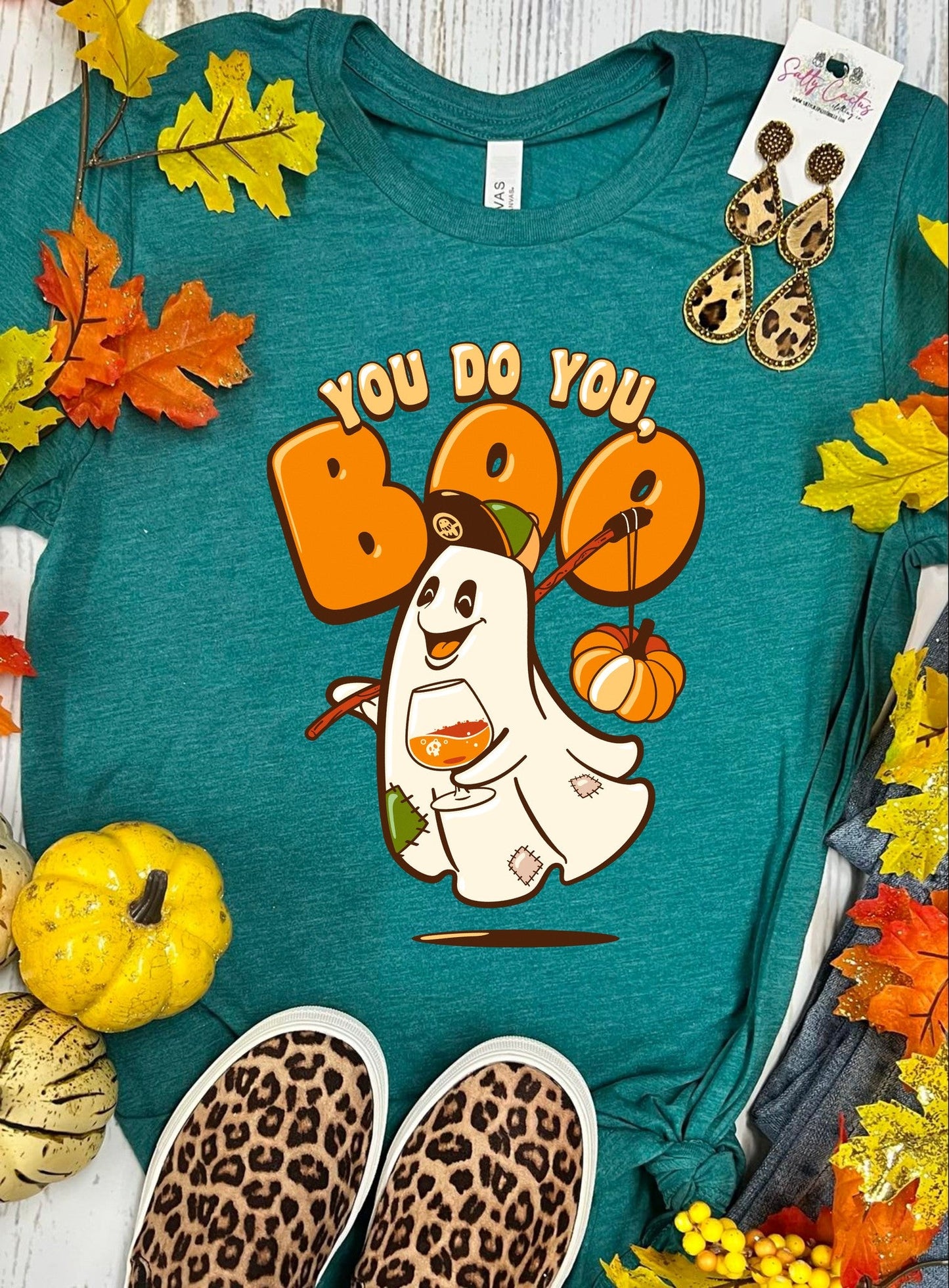 *DTG* You Do You Boo Teal Tee