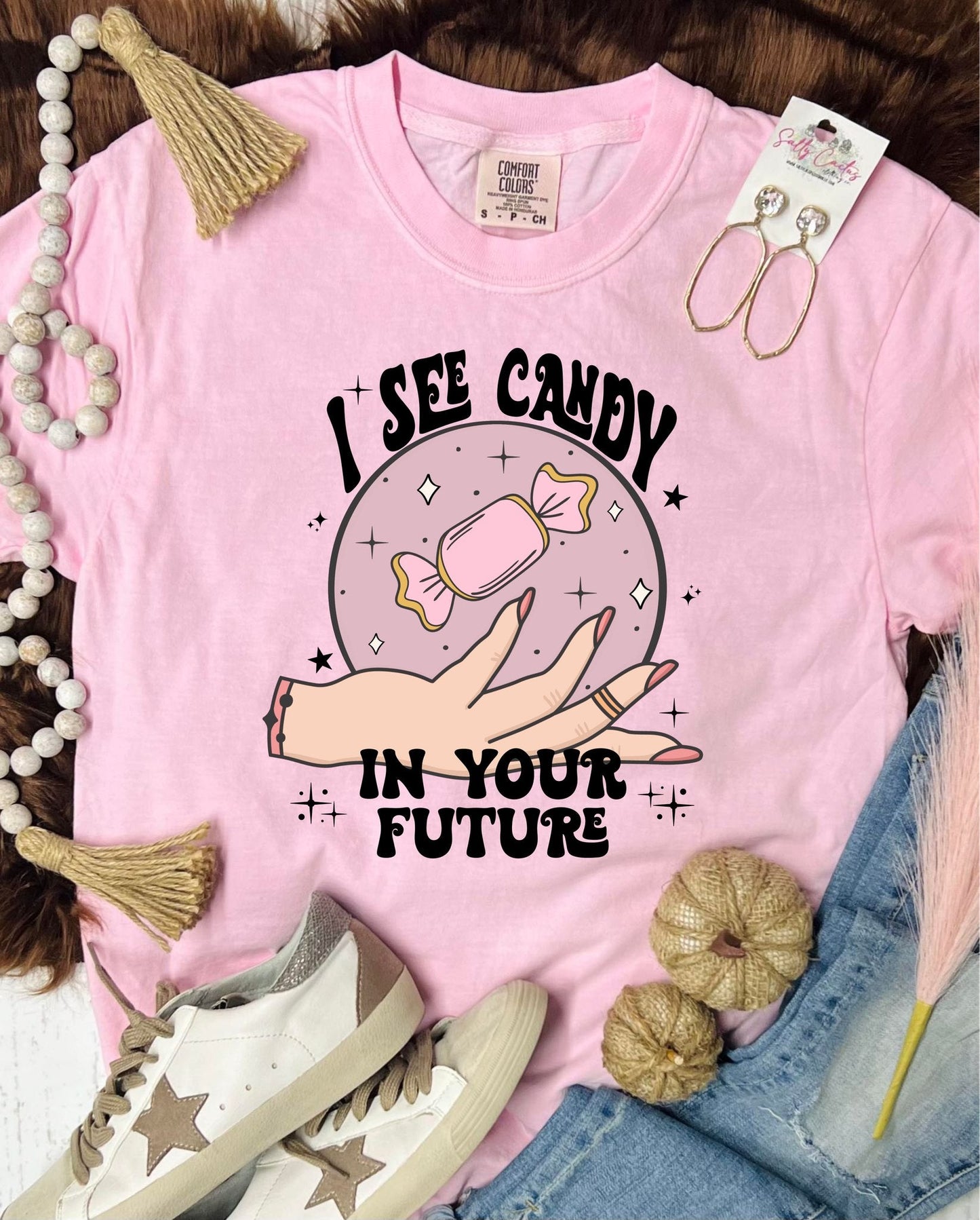 **DTG** I See Candy In Your Future Blossom Tee