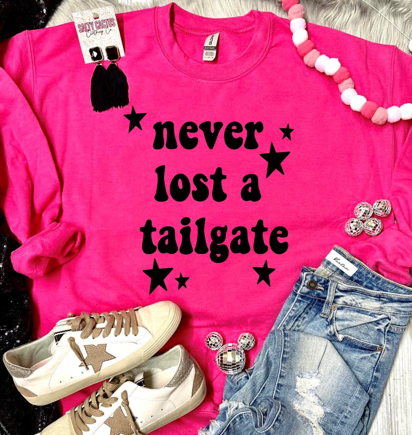 Never Lost A Tailgate Heliconia Sweatshirt