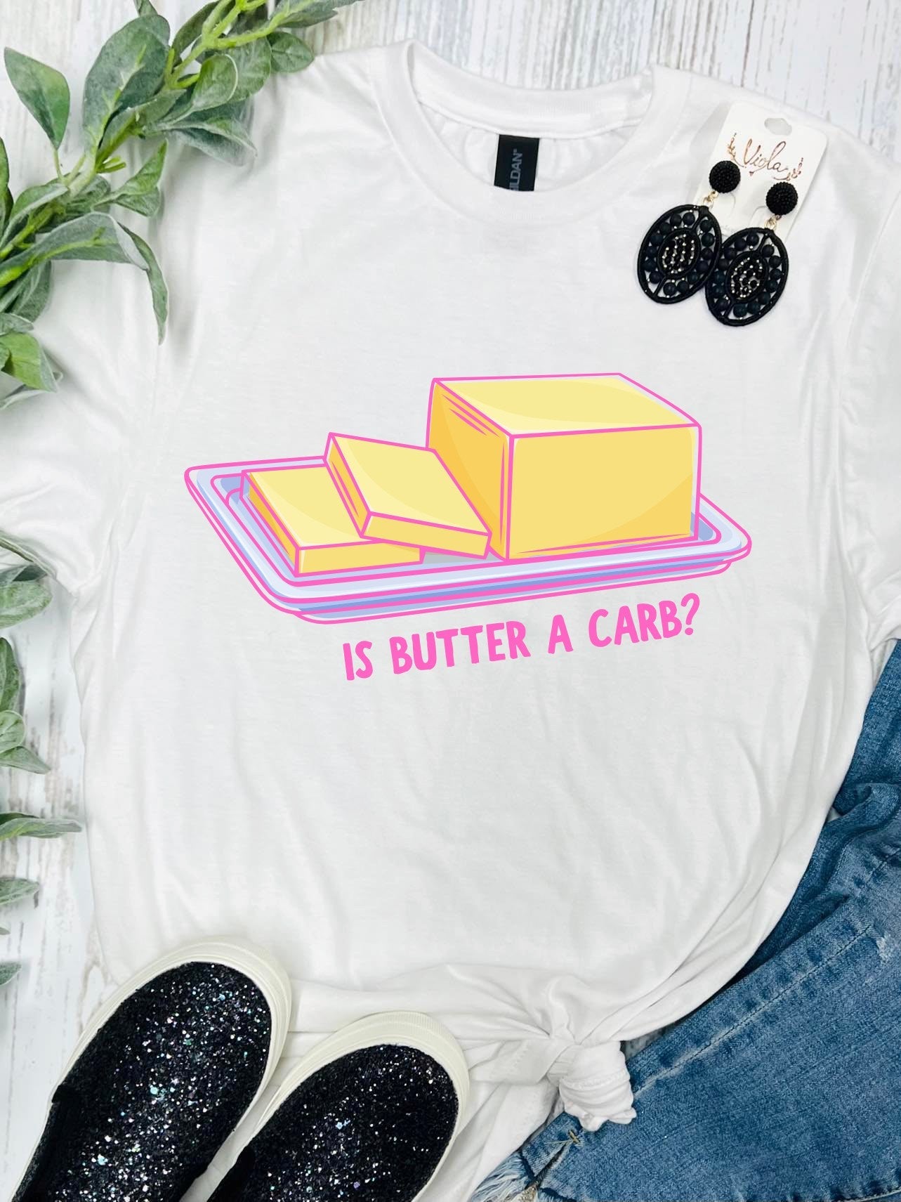 Is Butter a Carb White Tee