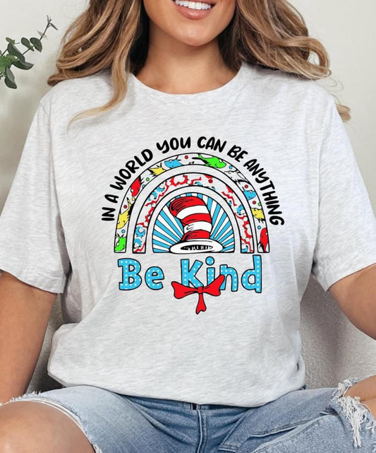 In A World You Can Be Anything, Be Kind Ash Grey Tee