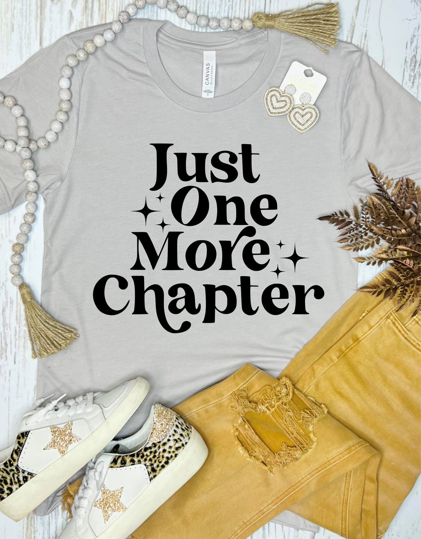 Just One More Chapter Stone Tee