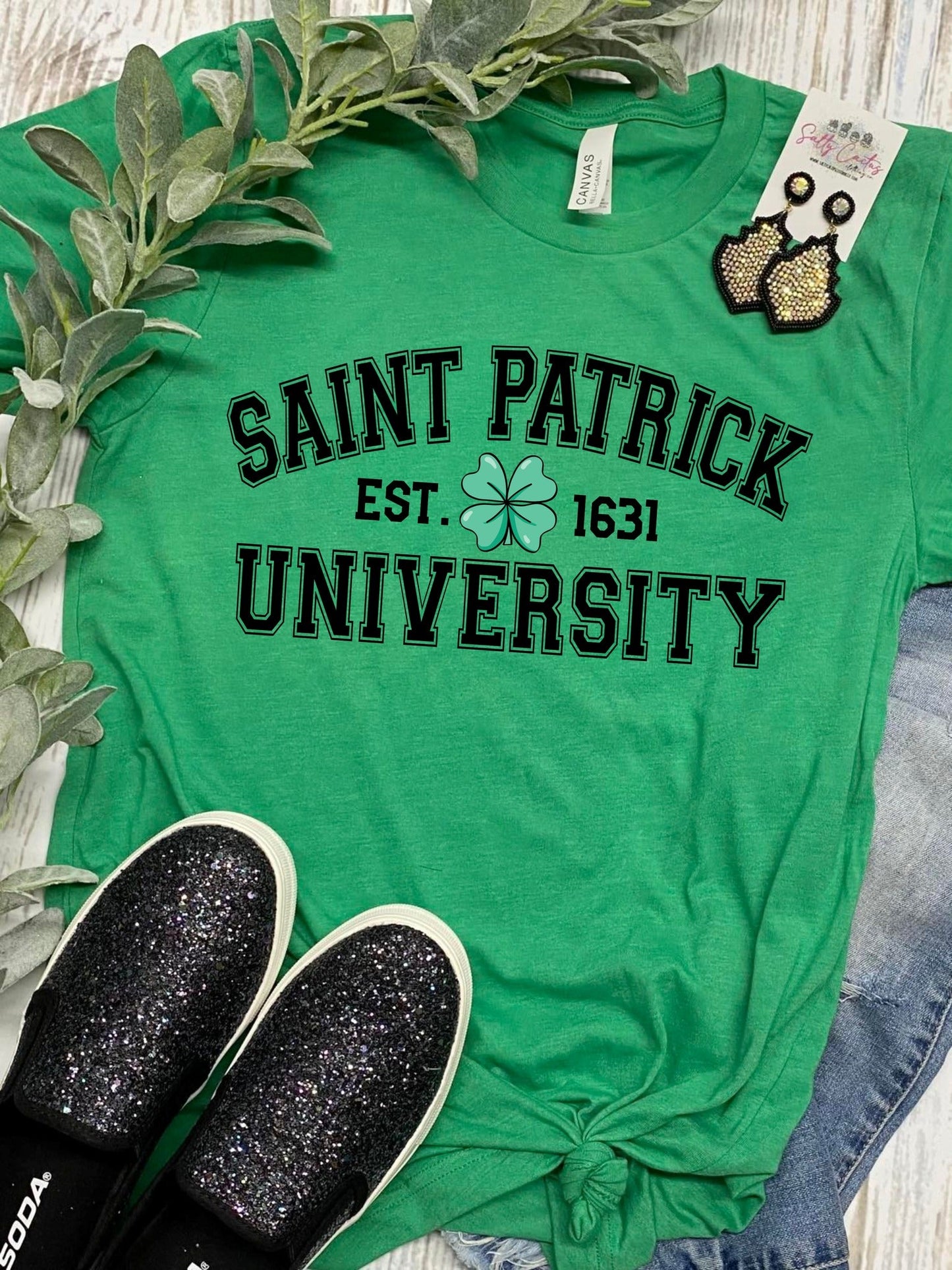 Saint Patick University Green Tee